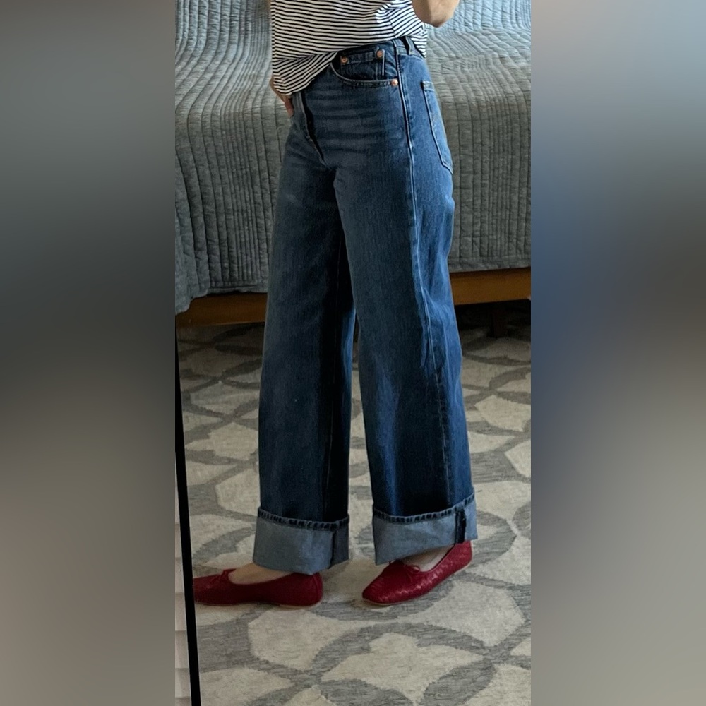 Levi’s rib cage wide leg jeans